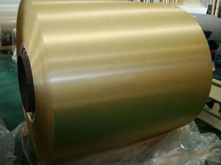 Anti folha da transferência térmica do alumínio do ouro da oxidação para o condicionamento de ar &amp; o sistema de refrigeração