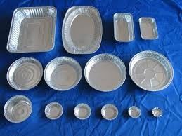 Recipiente de alumínio redondo/do supermercado de alumínio dos recipientes almoço do quadrado de alimento
