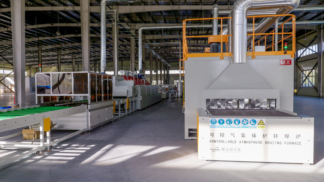 Trumony Aluminum Limited linha de produção do fabricante