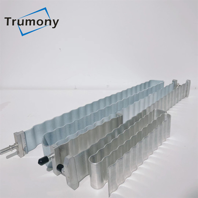 Tubos de refrigeração de alumínio de serpentina personalizados para bateria cilíndrica