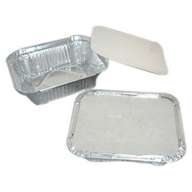 Peso padrão de alumínio de recipientes de alimento do grande quadrado do tamanho para o armazenamento do alimento