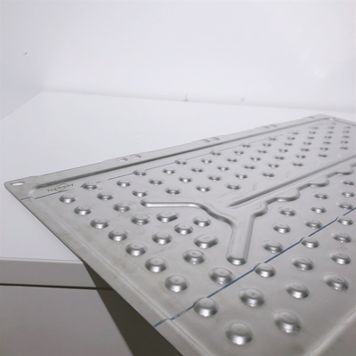 As placas refrigerando de alumínio da bateria de Ev limpam permutadores de calor de soldadura para o bloco