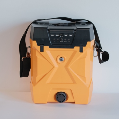 Bateria de ar de alumínio portátil leve de 50W para emergência ao ar livre