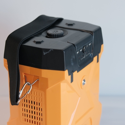 Bateria de ar de alumínio portátil leve de 50W para emergência ao ar livre
