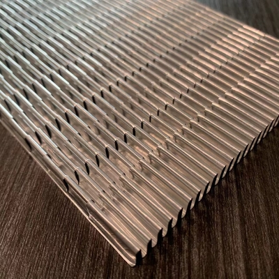 Peças de trocador de calor de filhotes de alumínio de tubo plano de microcanal de resfriador de ar peças personalizadas para evaporador de radiador