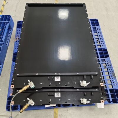 Qualidade Pacote de bateria de alumínio estampado Caixa inferior com placa de refrigeração de líquido brasado e isolamento de espuma PU Fábrica