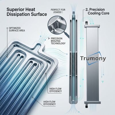 Qualidade Placa de refrigeração líquida de alumínio para sistemas de armazenamento de baterias de veículos eléctricos Fábrica